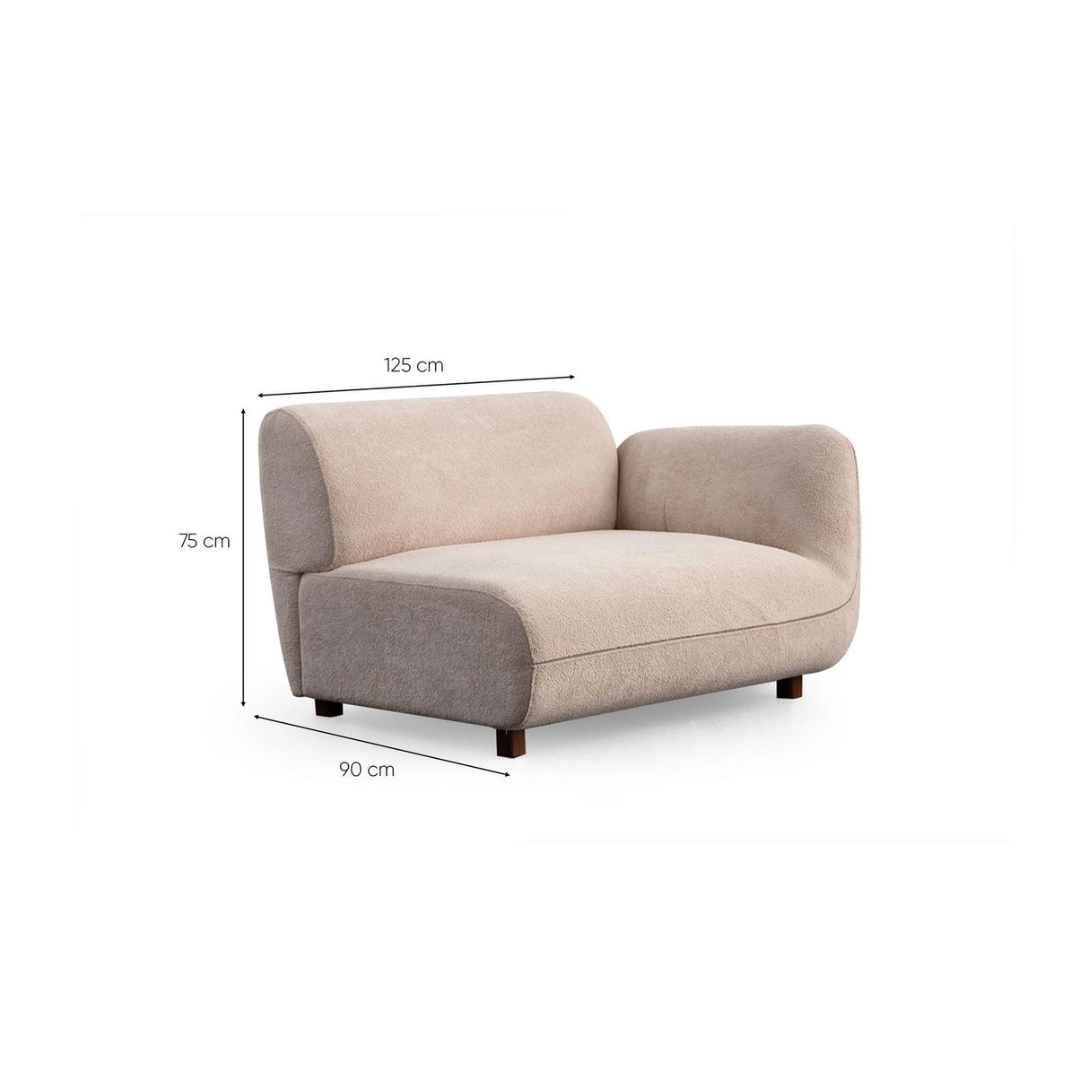 Pavia Ecksofa in Creme, 335x240 cm von Atelier Del Sofa – Bild 16