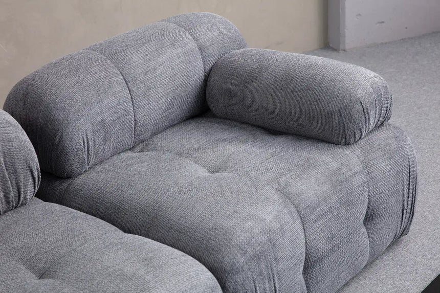 Petite 3 3-Sitzer, Rechte Seite, Ecksofa in Grau, 290x160 cm von Atelier Del Sofa – Bild 4
