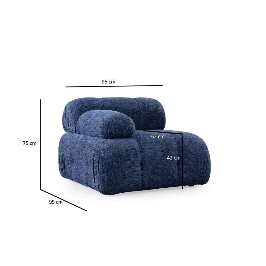 Petite 3 3-Sitzer Ecksofa, Rechte Seite, 290x160 cm - ZEN ZONE Furniture
