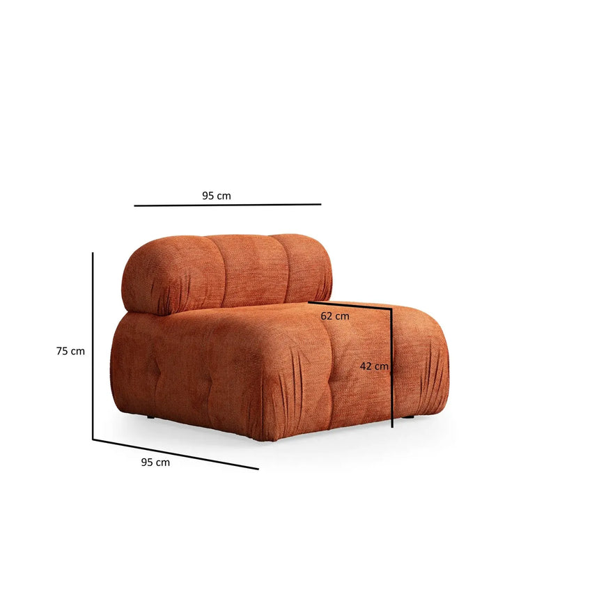 Petite 3 3-Sitzer Ecksofa, Rechte Seite, 290x160 cm - ZEN ZONE Furniture