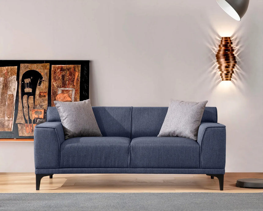 Petra 2-Sitzer Sofa in Blau, 165x87 cm von Atelier Del Sofa – Bild 1