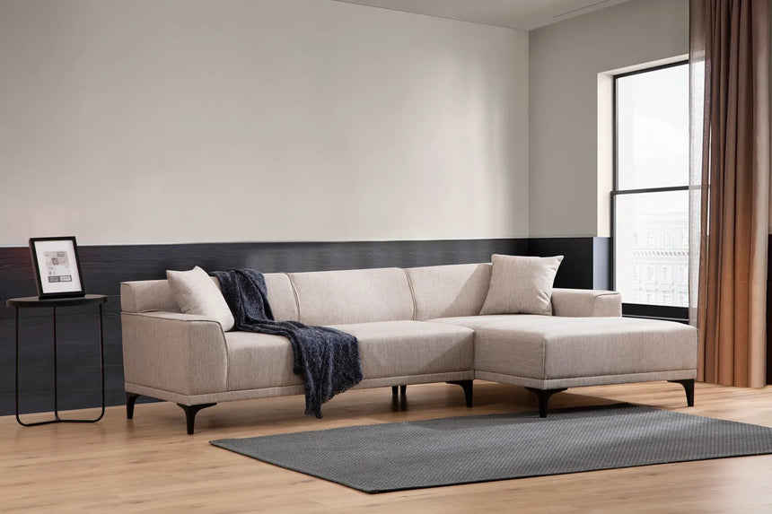 Petra Ecksofa, Rechte Seite, in Weiß, 250x145 cm von Atelier Del Sofa – Bild 2