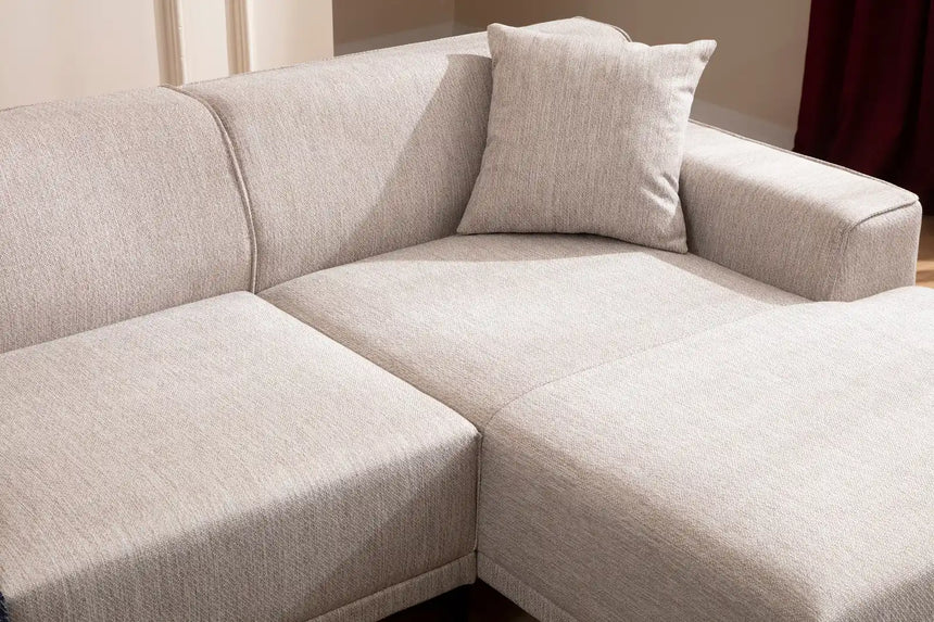 Petra Ecksofa, Rechte Seite, in Weiß, 250x145 cm von Atelier Del Sofa – Bild 4