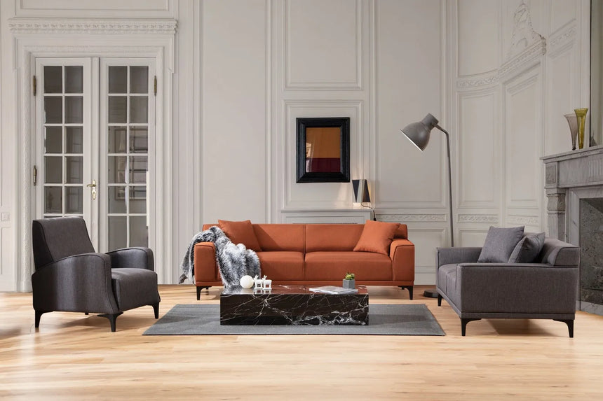 Petra Sessel in Anthrazit, 87x78 cm von Atelier Del Sofa – Bild 2