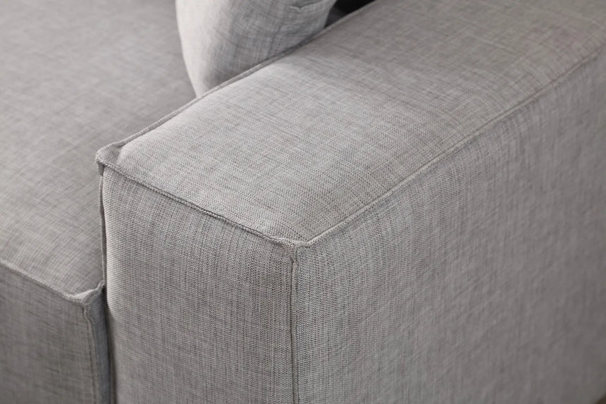 Pırlo Eckschlafsofa, Linke Seite, in Hellgrau, 260x170 cm von Atelier Del Sofa – Bild 12