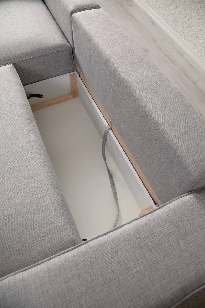 Pırlo Eckschlafsofa, Linke Seite, in Hellgrau, 260x170 cm von Atelier Del Sofa – Bild 16