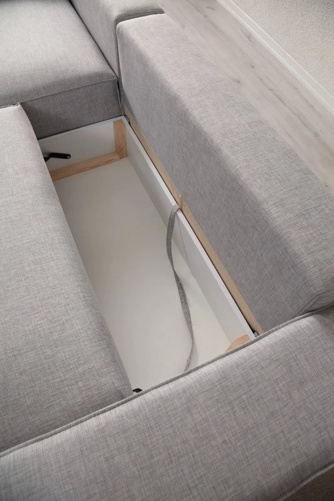 Pırlo Eckschlafsofa, Linke Seite, in Hellgrau, 260x170 cm von Atelier Del Sofa – Bild 16
