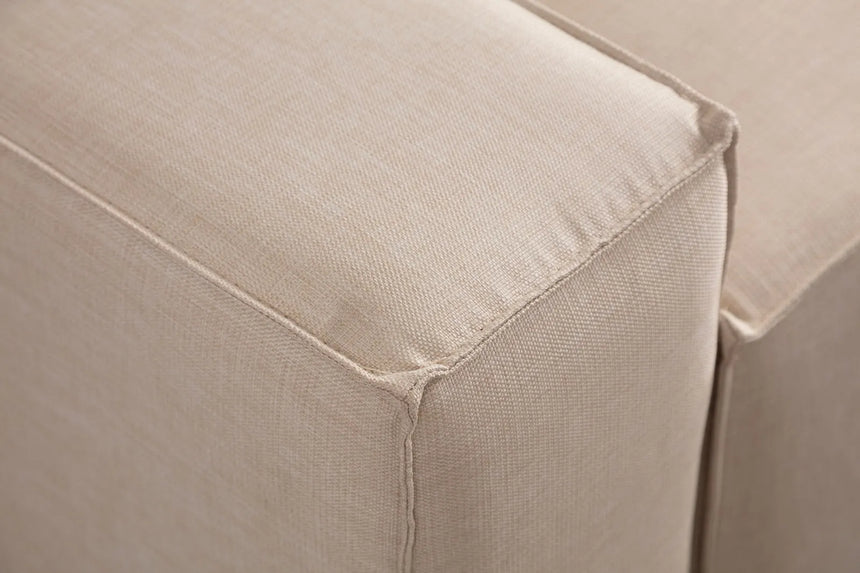 Pırlo Eckschlafsofa, Rechte Seite, in Ecru, 260x170 cm von Atelier Del Sofa – Bild 12