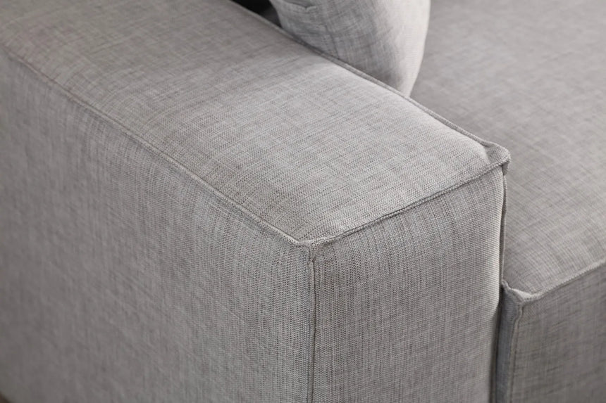 Pırlo Eckschlafsofa, Rechte Seite, in Hellgrau, 260x170 cm von Atelier Del Sofa – Bild 12