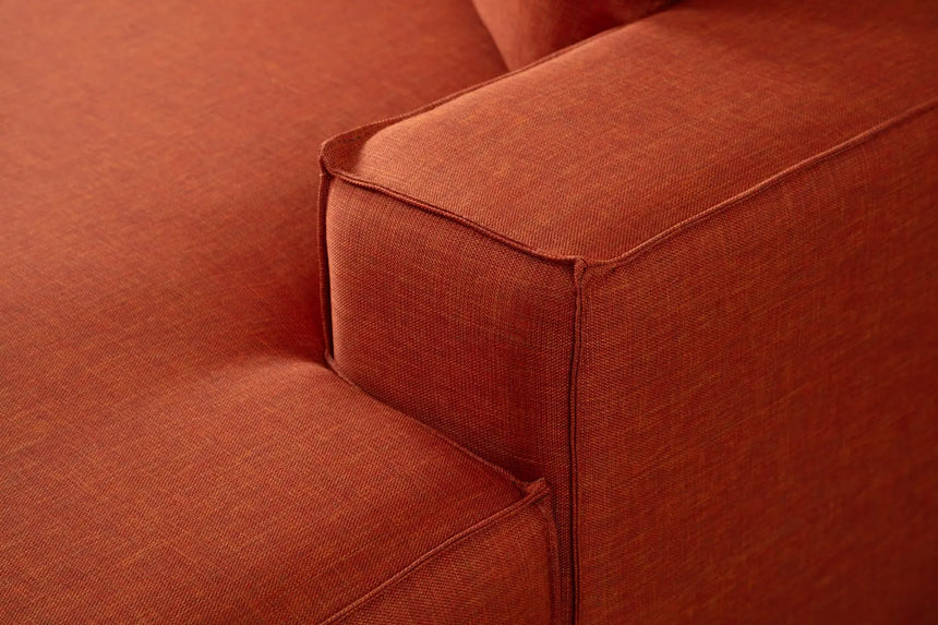 Pırlo Eckschlafsofa, Rechte Seite, in Orange, 260x170 cm von Atelier Del Sofa – Bild 13