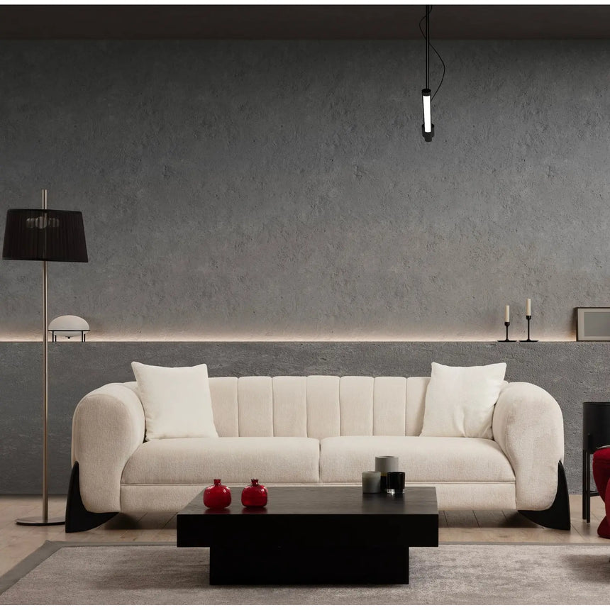 Sandreo 3-Sitzer Sofa in Weiß, 248x100 cm von Atelier Del Sofa – Bild 2
