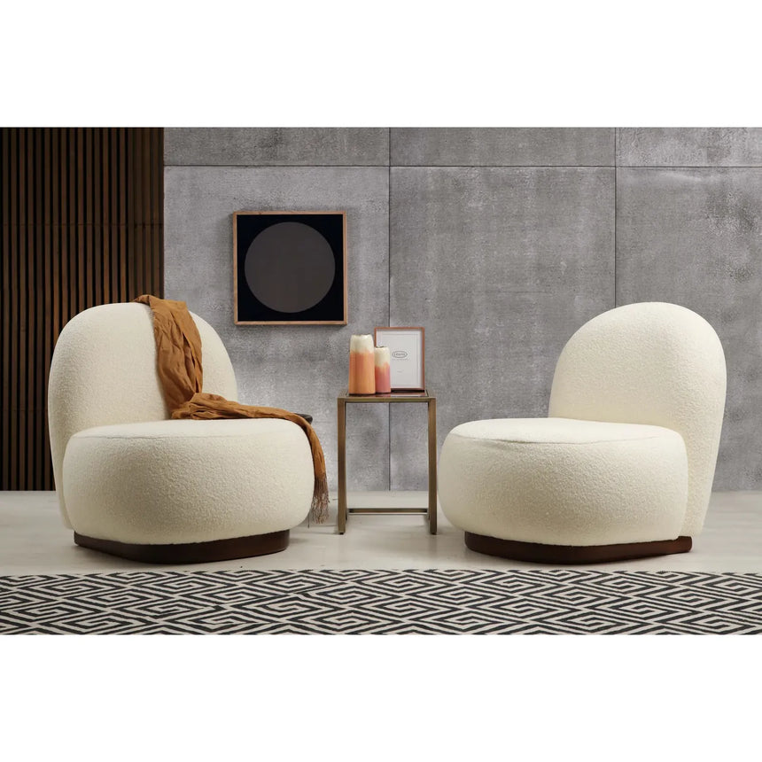Tina Sessel aus Stoff, 85x75 cm - ZEN ZONE Furniture