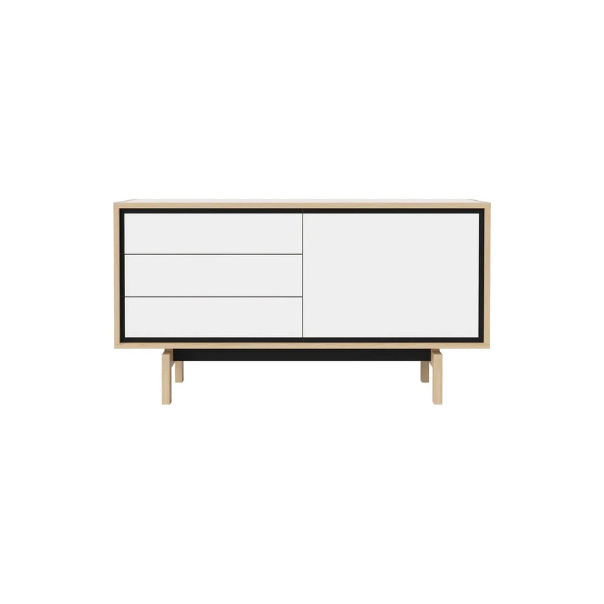 Floow Sideboard klein, aus Eiche, geölt, 136x50 cm