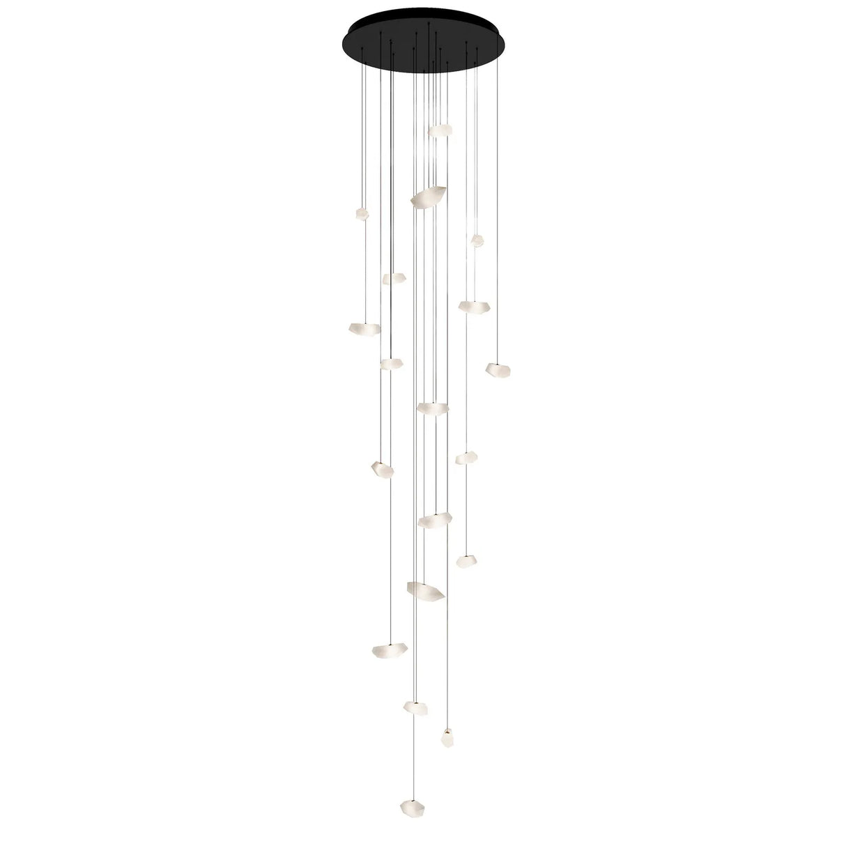 CHRYSTAL Kronleuchter - Rund Lang - ZEN ZONE Furniture