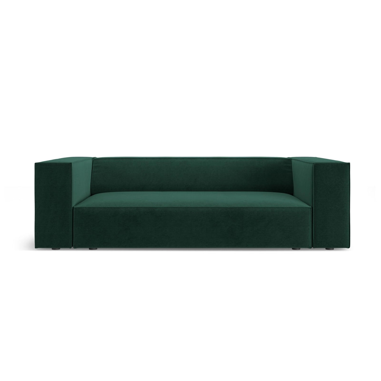 Arendal 2-Sitzer Sofa aus Chenille mit Cordoptik in Flaschengrün (Brave Me 10), 180x102x70 cm von Cosmopolitan Design – Bild 1