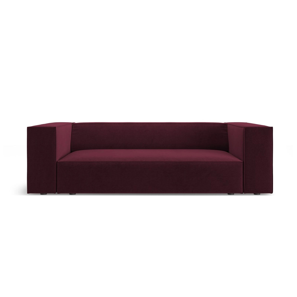 Arendal 2-Sitzer Sofa aus Chenille mit Cordoptik in Rubin (Brave Me 8), 180x102x70 cm von Cosmopolitan Design – Bild 1