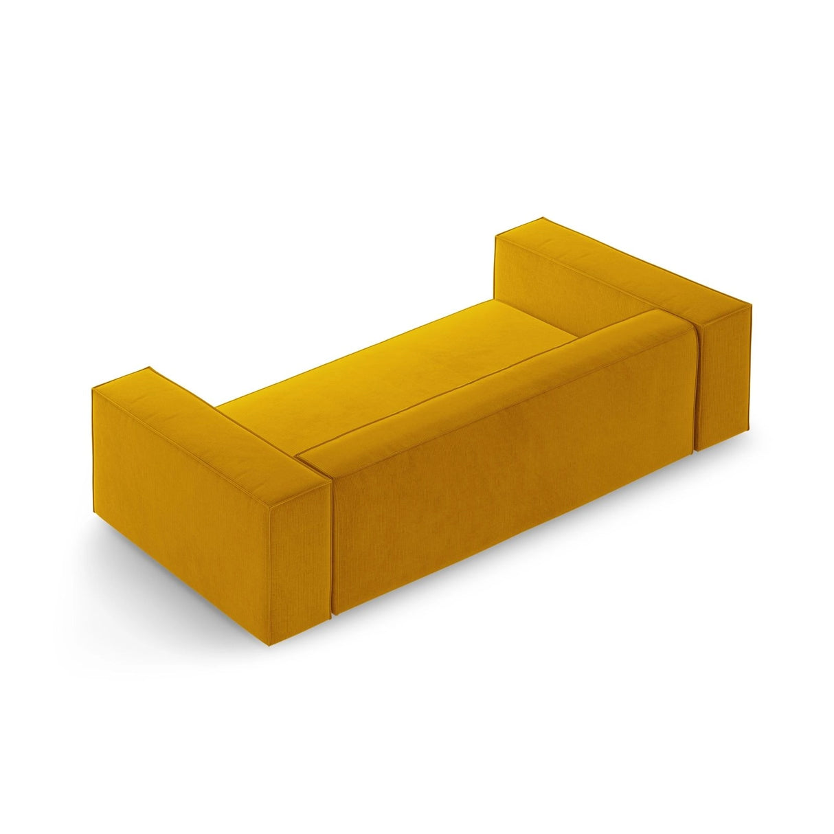 Arendal 2-Sitzer Sofa aus Chenille mit Cordoptik in Senf (Brave Me 13), 180x102x70 cm von Cosmopolitan Design – Bild 4