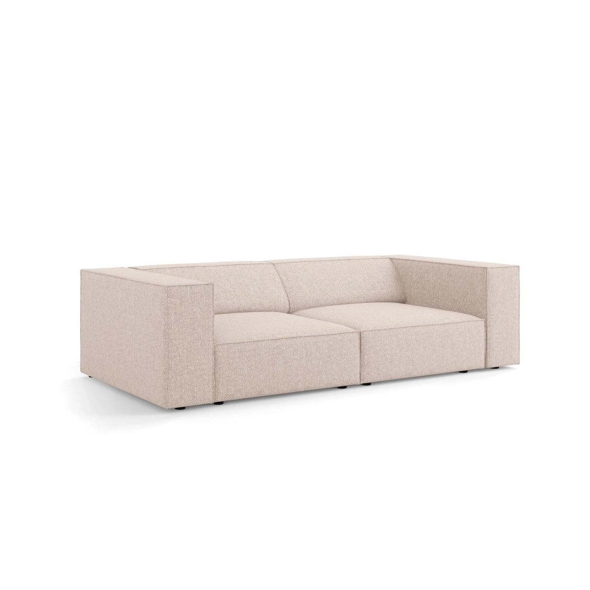 Arendal 3-Sitzer Sofa aus Chenille in Beige (Haga 30), 204x102x70 cm von Cosmopolitan Design – Bild 3