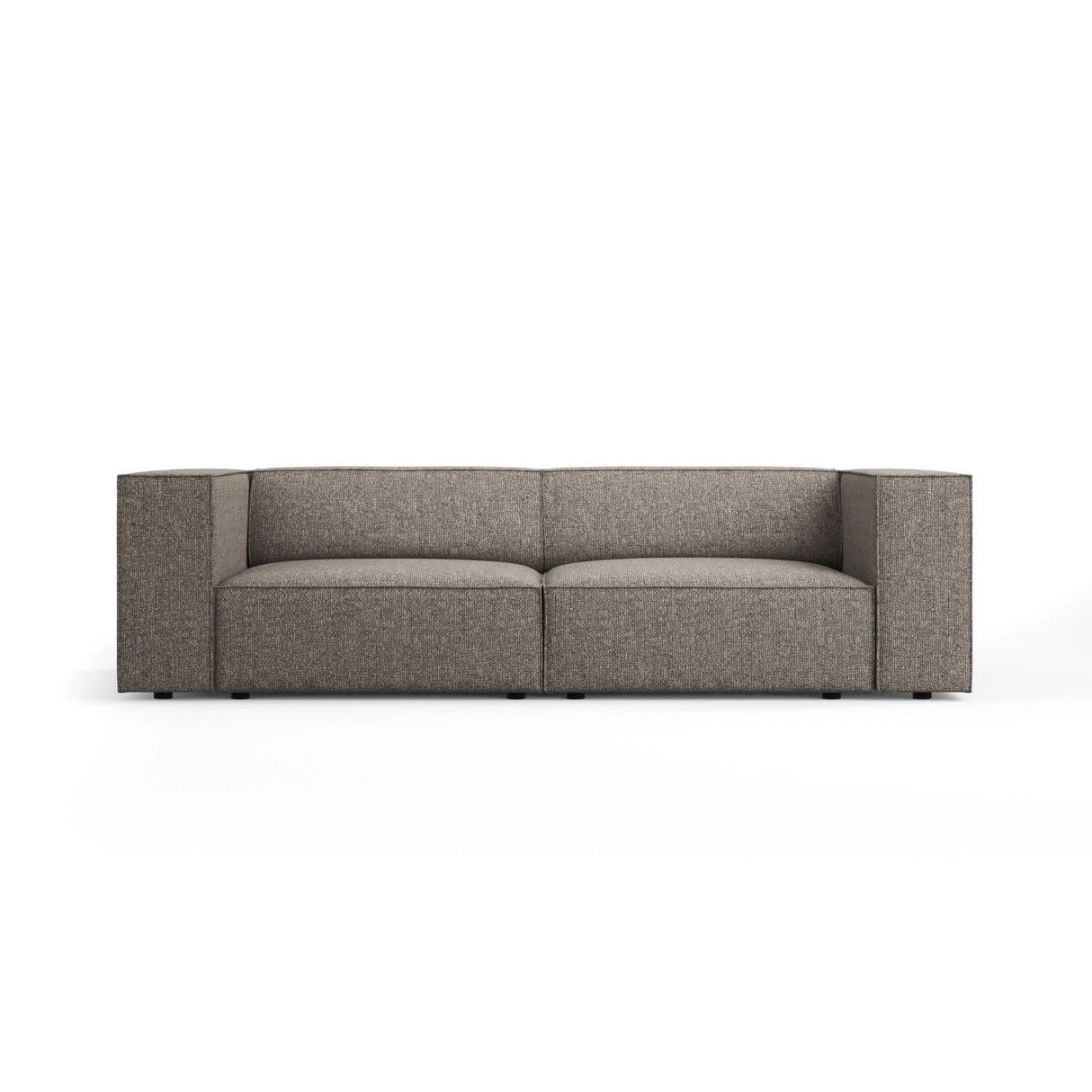 Arendal 3-Sitzer Sofa aus Chenille in Grau (Haga 16), 204x102x70 cm von Cosmopolitan Design – Bild 1