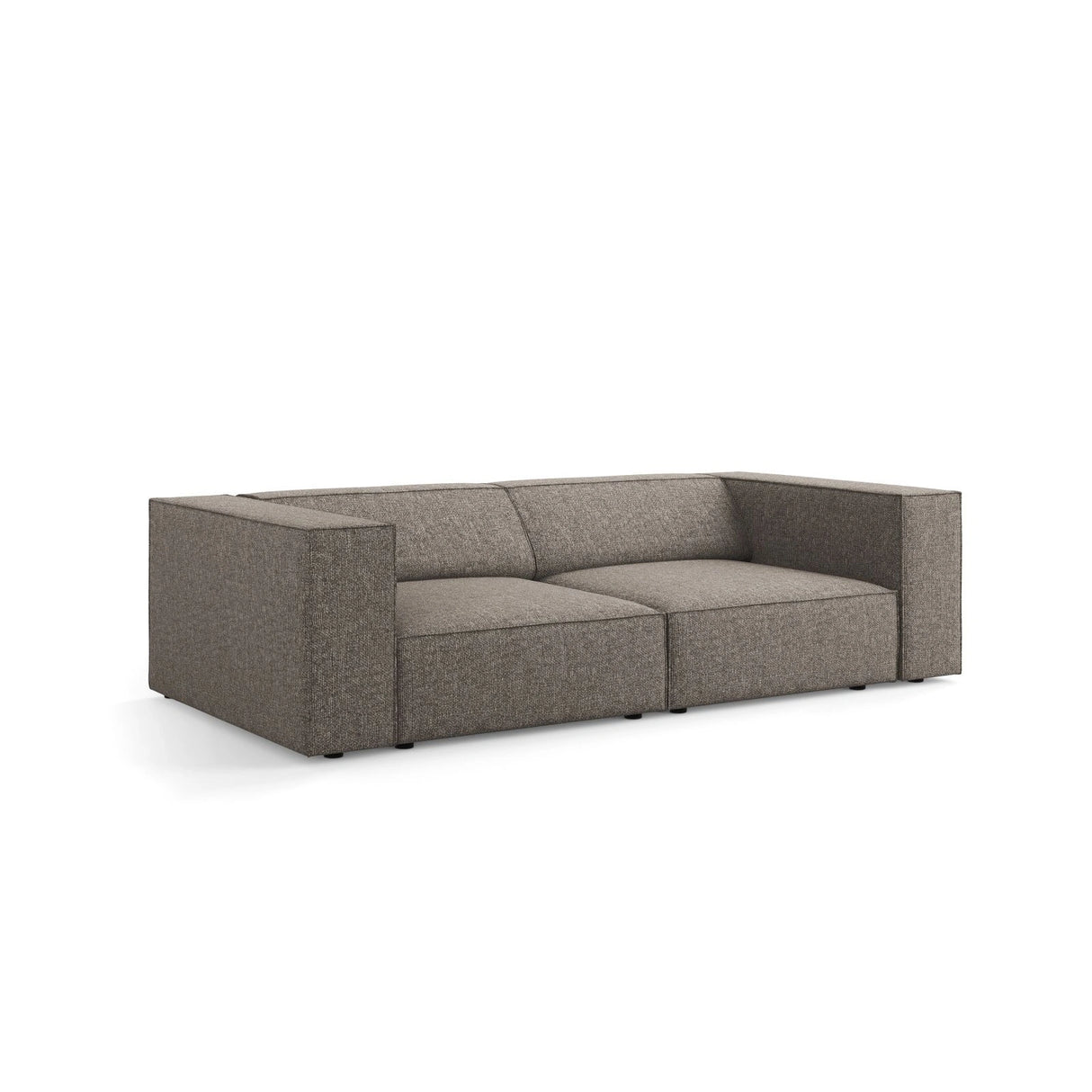 Arendal 3-Sitzer Sofa aus Chenille in Grau (Haga 16), 204x102x70 cm von Cosmopolitan Design – Bild 3
