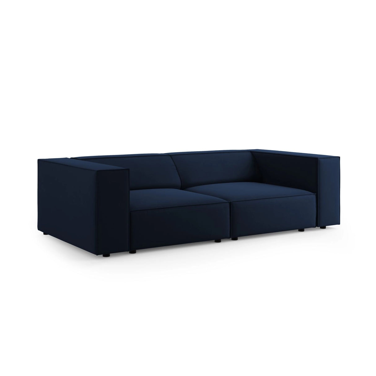Arendal 3-Sitzer Sofa aus Samt in Königsblau (Casino Deep Blue), 204x102x70 cm von Cosmopolitan Design – Bild 3