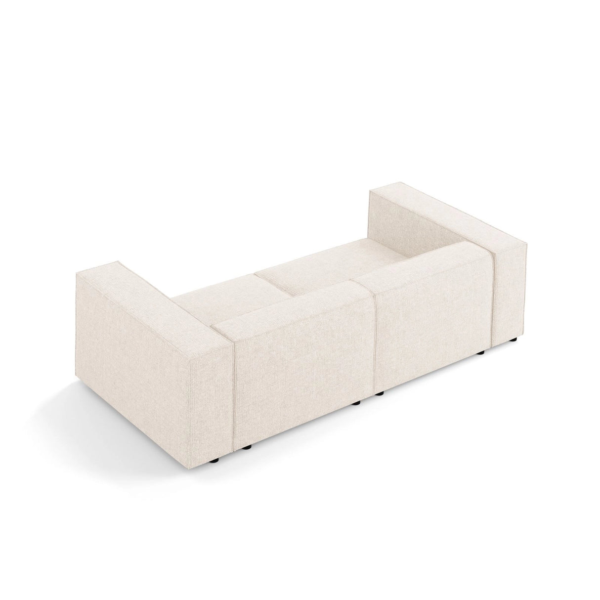 Arendal 3-Sitzer Sofa aus Samt oder Chenille, 204x102x70 cm von Cosmopolitan Design – Bild 4