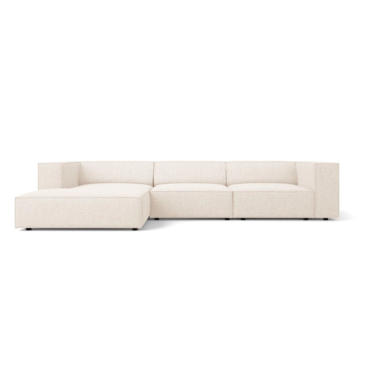 Arendal 4-Sitzer Ecksofa, Linke Seite, aus Samt oder Chenille, 284x166x70 cm von Cosmopolitan Design – Bild 1