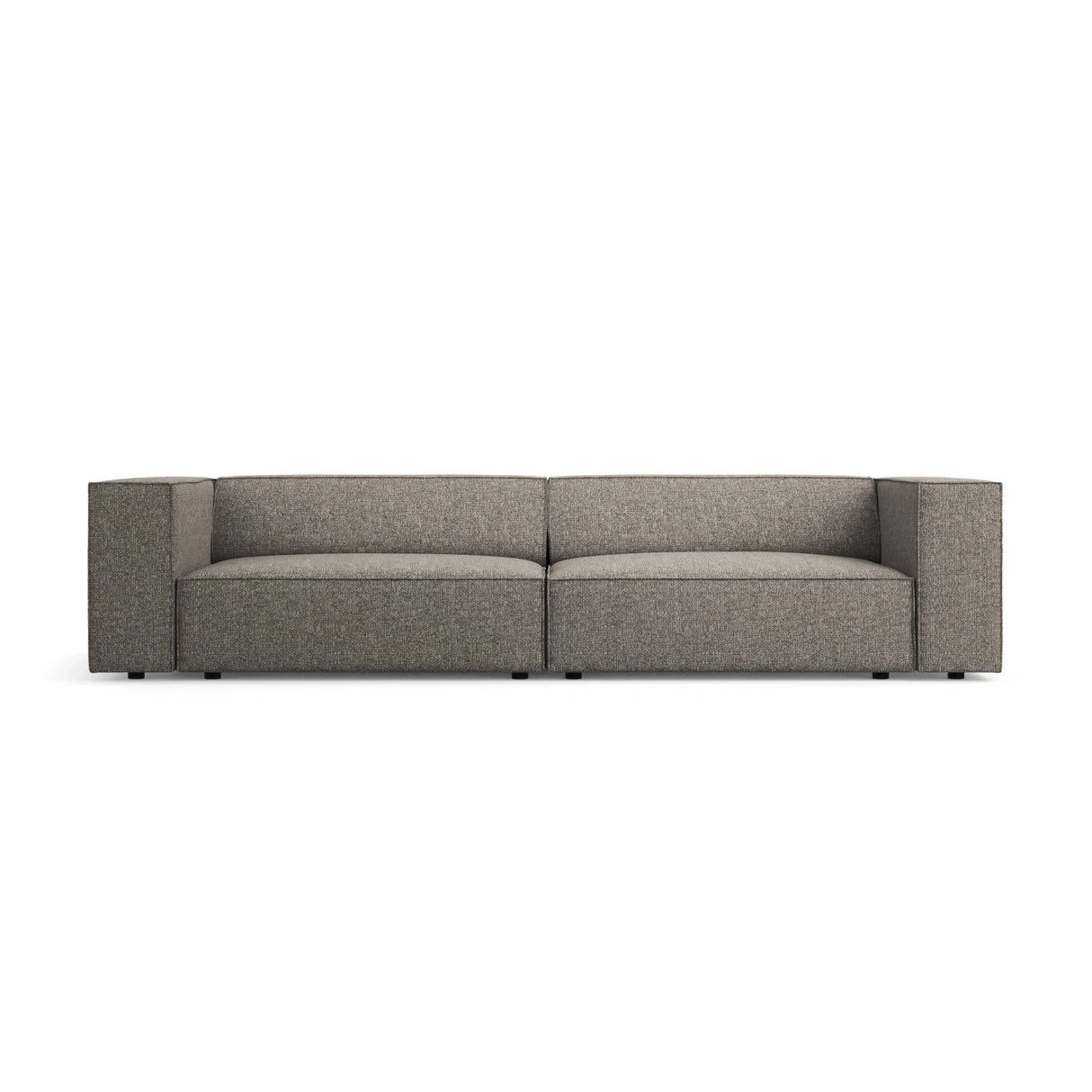 Arendal 4-Sitzer Sofa aus Chenille in Grau (Haga 16), 244x102x70 cm von Cosmopolitan Design – Bild 1