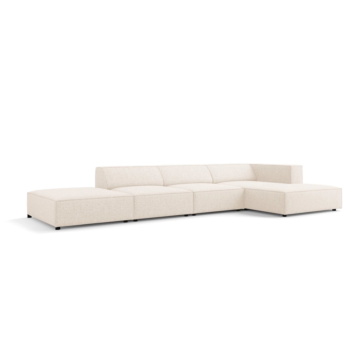 Arendal 5-Sitzer Ecksofa, Rechte Seite, aus Samt oder Chenille, 341x166x70 cm von Cosmopolitan Design – Bild 4