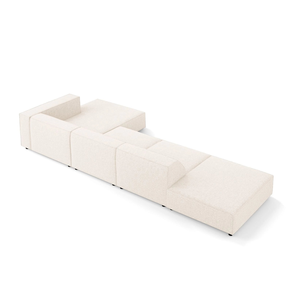 Arendal 5-Sitzer Ecksofa, Rechte Seite, aus Samt oder Chenille, 341x166x70 cm von Cosmopolitan Design – Bild 5