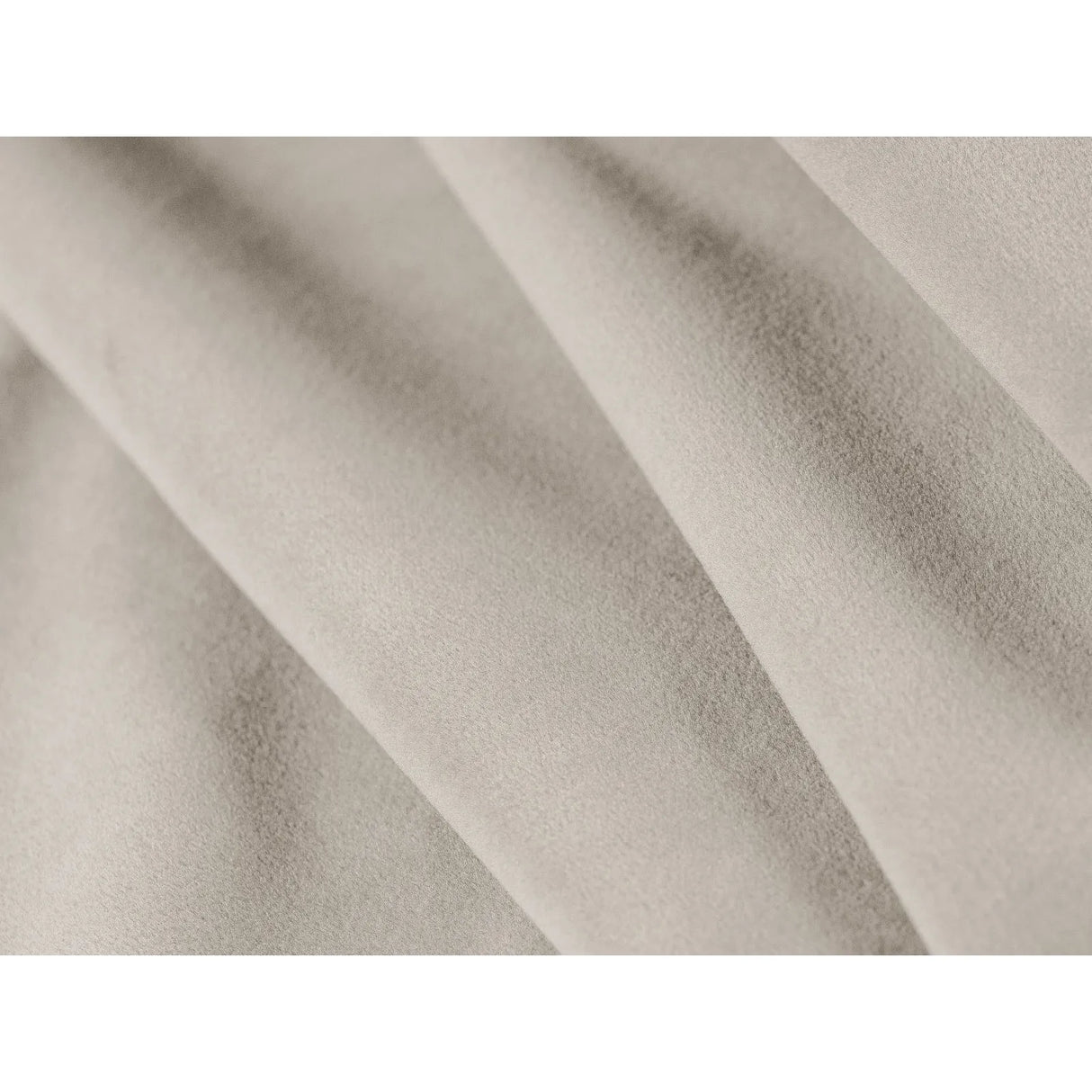 Arendal 6-Sitzer Panorama Sofa aus Samt in Ecru (Casino Sand), Beine in Schwarzes Plastik, 364x166x70 cm von Cosmopolitan Design – Bild 5