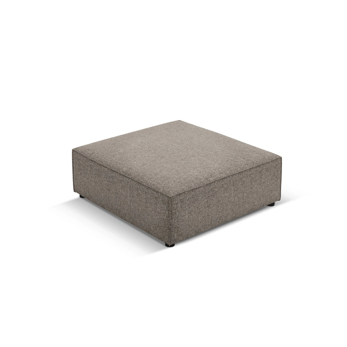 Arendal Pouf aus Chenille in Grau (Haga 16), 102x80x40 cm von Cosmopolitan Design – Bild 4