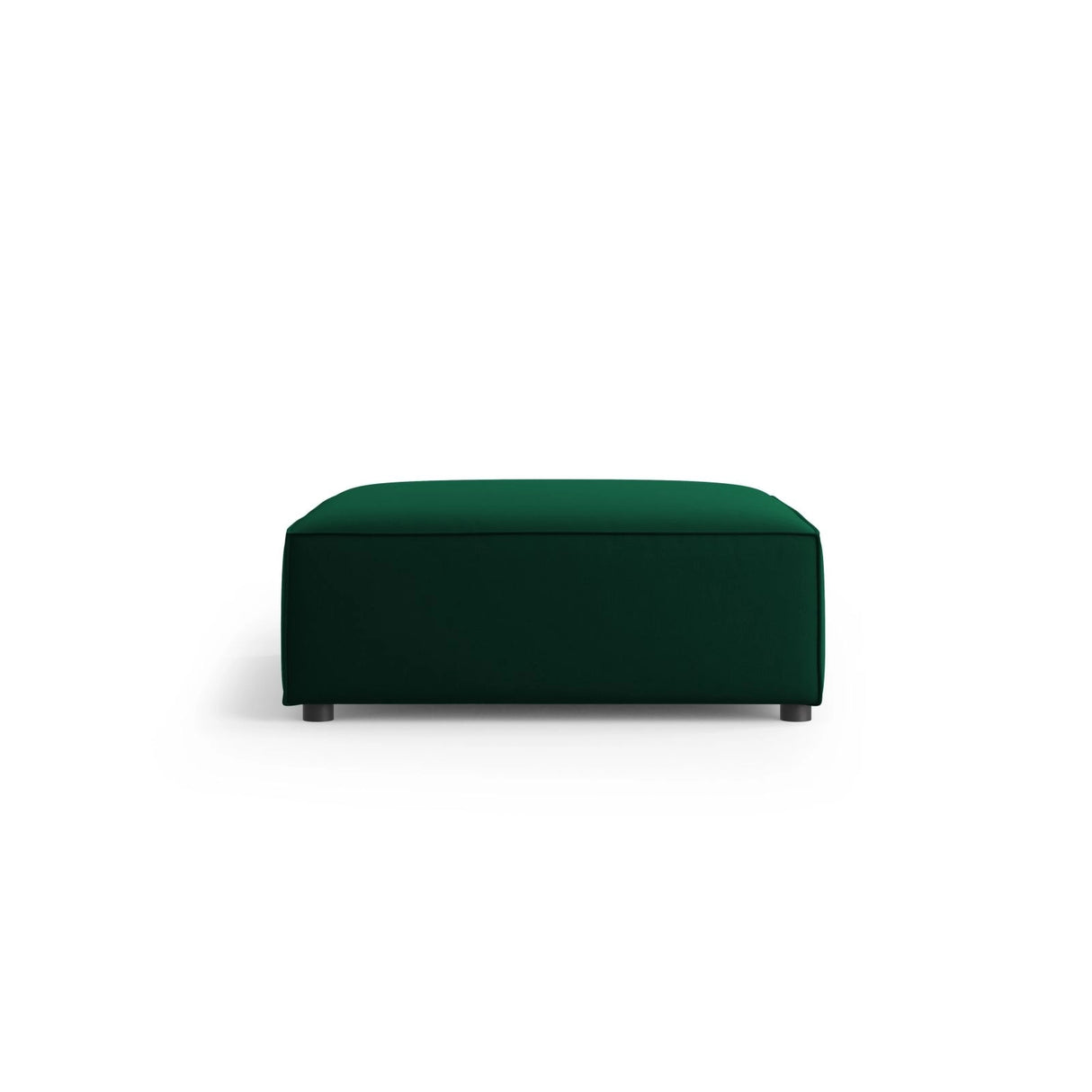 Arendal Pouf aus Samt in Flaschengrün (Casino Deep Green), 102x80x40 cm von Cosmopolitan Design – Bild 3