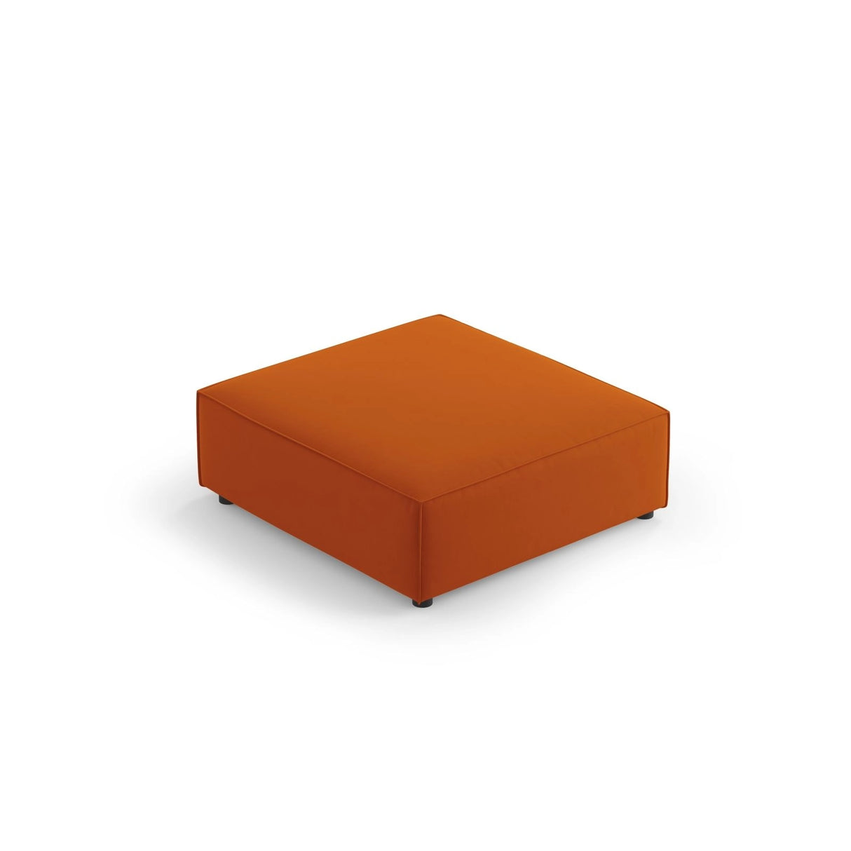 Arendal Pouf aus Samt in Terrakotta (Casino Terracota), 102x80x40 cm von Cosmopolitan Design – Bild 1