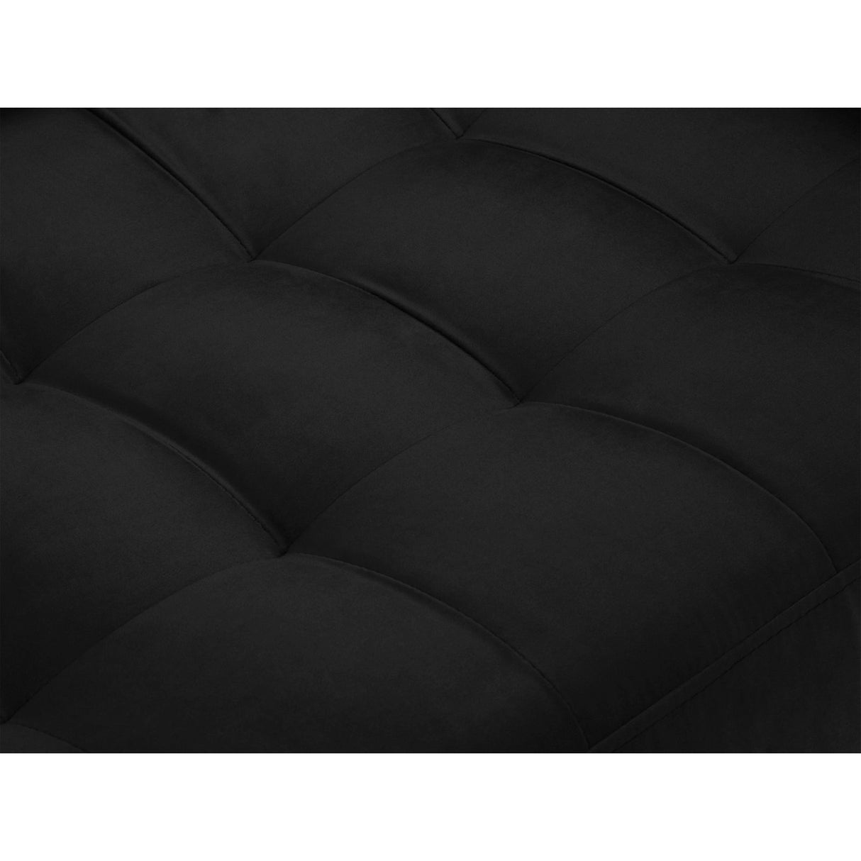 Aspen 2-Sitzer Sofa aus Samt in Schwarz (Salvador 19), 174x90x90 cm von Cosmopolitan Design – Bild 5