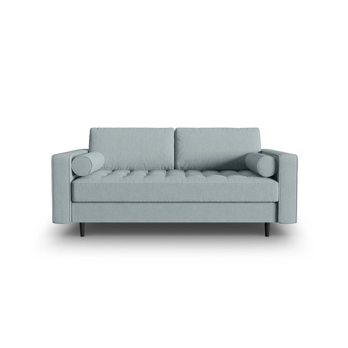 Aspen 2-Sitzer Sofa aus Strukturierter Stoff in Blau (Melva 72), 174x90x90 cm von Cosmopolitan Design – Bild 1