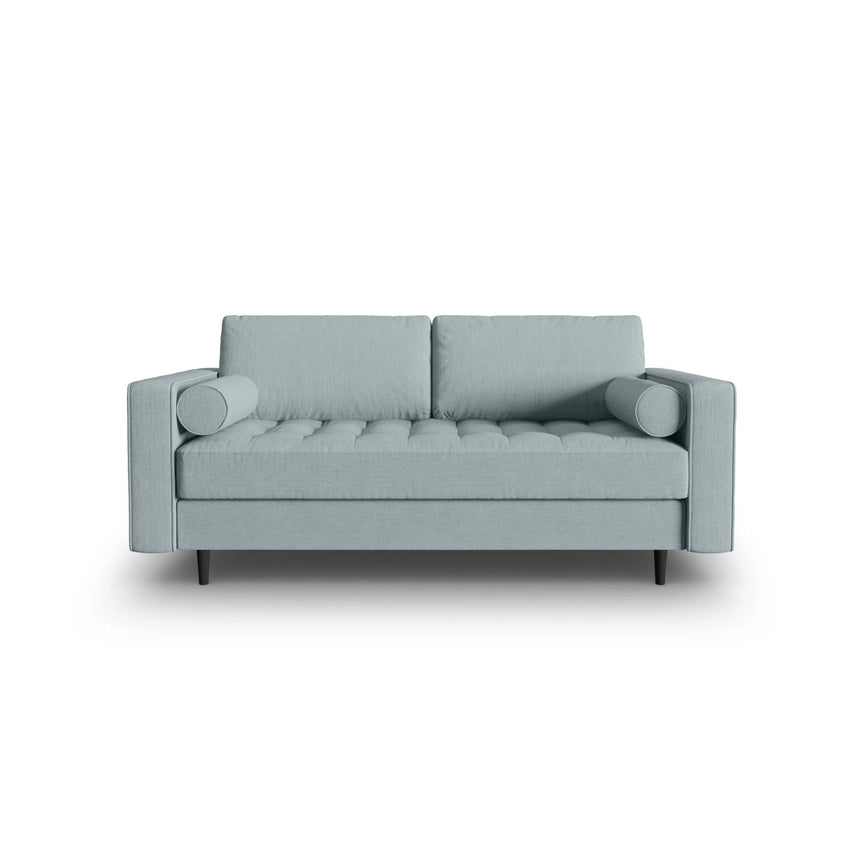 Aspen 2-Sitzer Sofa aus Strukturierter Stoff in Blau (Melva 72), 174x90x90 cm von Cosmopolitan Design – Bild 1