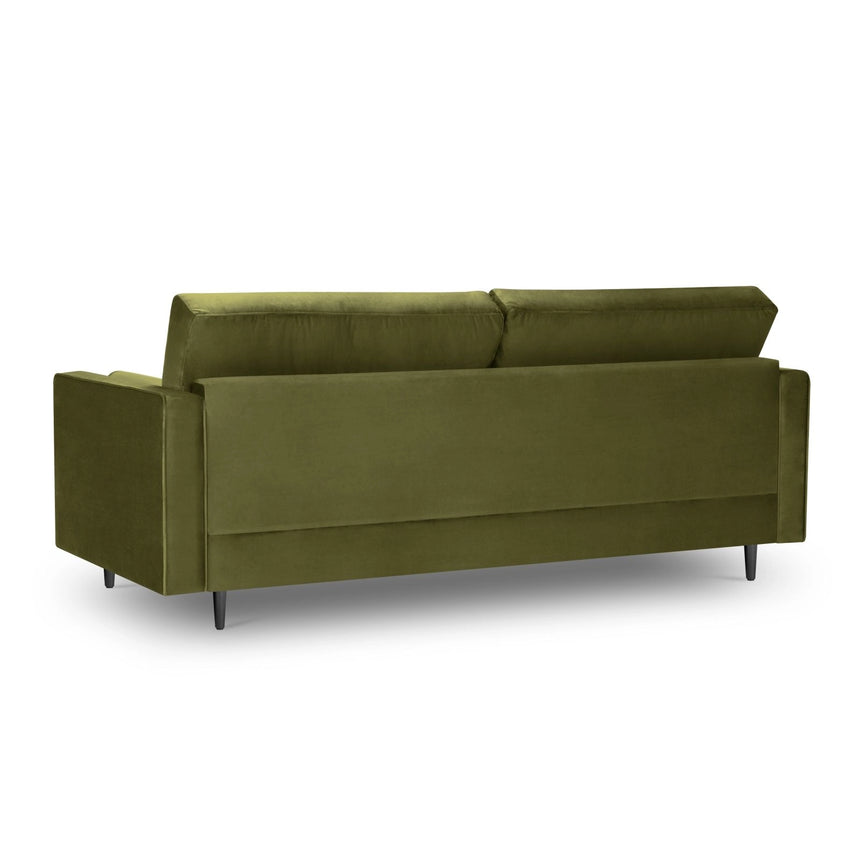 Aspen 3-Sitzer Sofa aus Samt in Grün (Salvador 8), 219x90x90 cm von Cosmopolitan Design – Bild 3