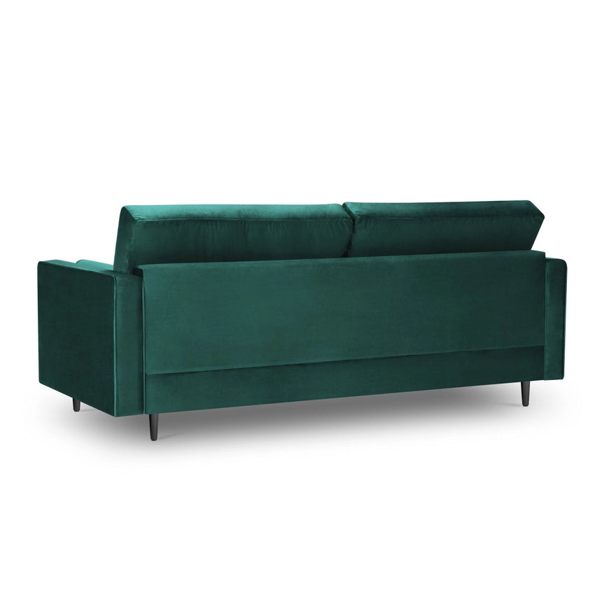 Aspen 3-Sitzer Sofa aus Samt in Petrol (Salvador 6), 219x90x90 cm von Cosmopolitan Design – Bild 3