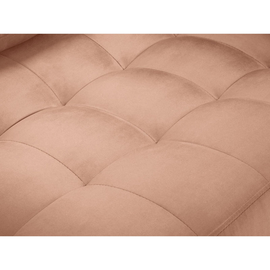 Aspen 3-Sitzer Sofa aus Samt in Rosa (Salvador 11), 219x90x90 cm von Cosmopolitan Design – Bild 5