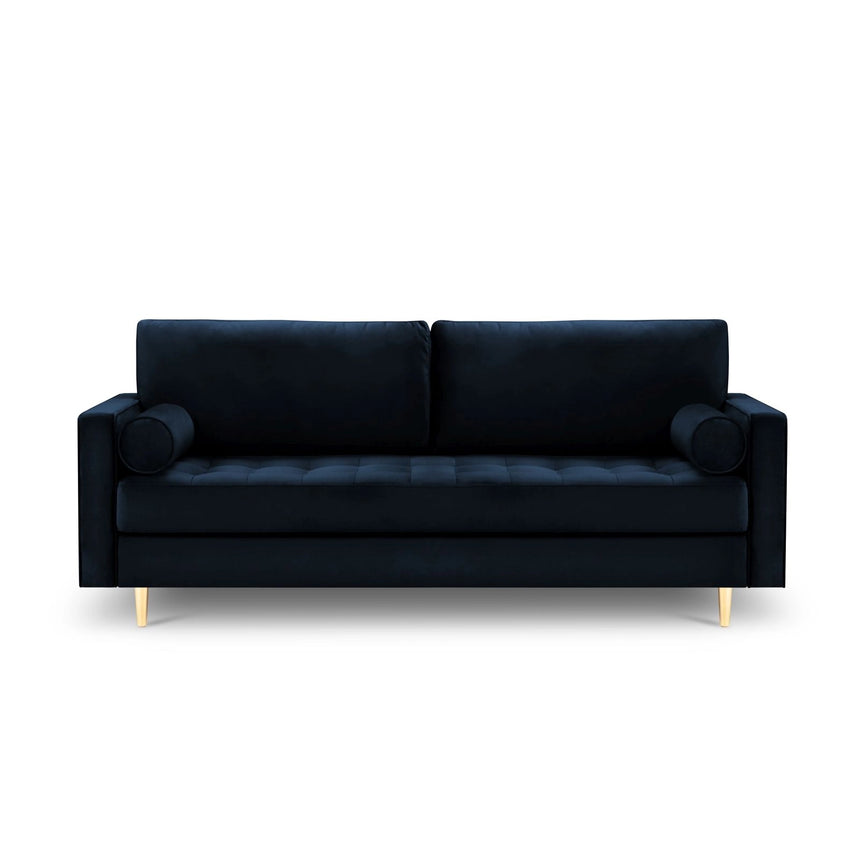 Aspen 3-Sitzer Sofa aus Samt oder Strukturstoff, 219x90x90 cm von Cosmopolitan Design – Bild 2