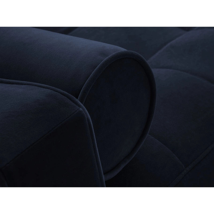 Aspen 3-Sitzer Sofa mit Schlaffunktion und Stauraum, aus Samt in Königsblau (Salvador 05), 225x100x96 cm von Cosmopolitan Design – Bild 7