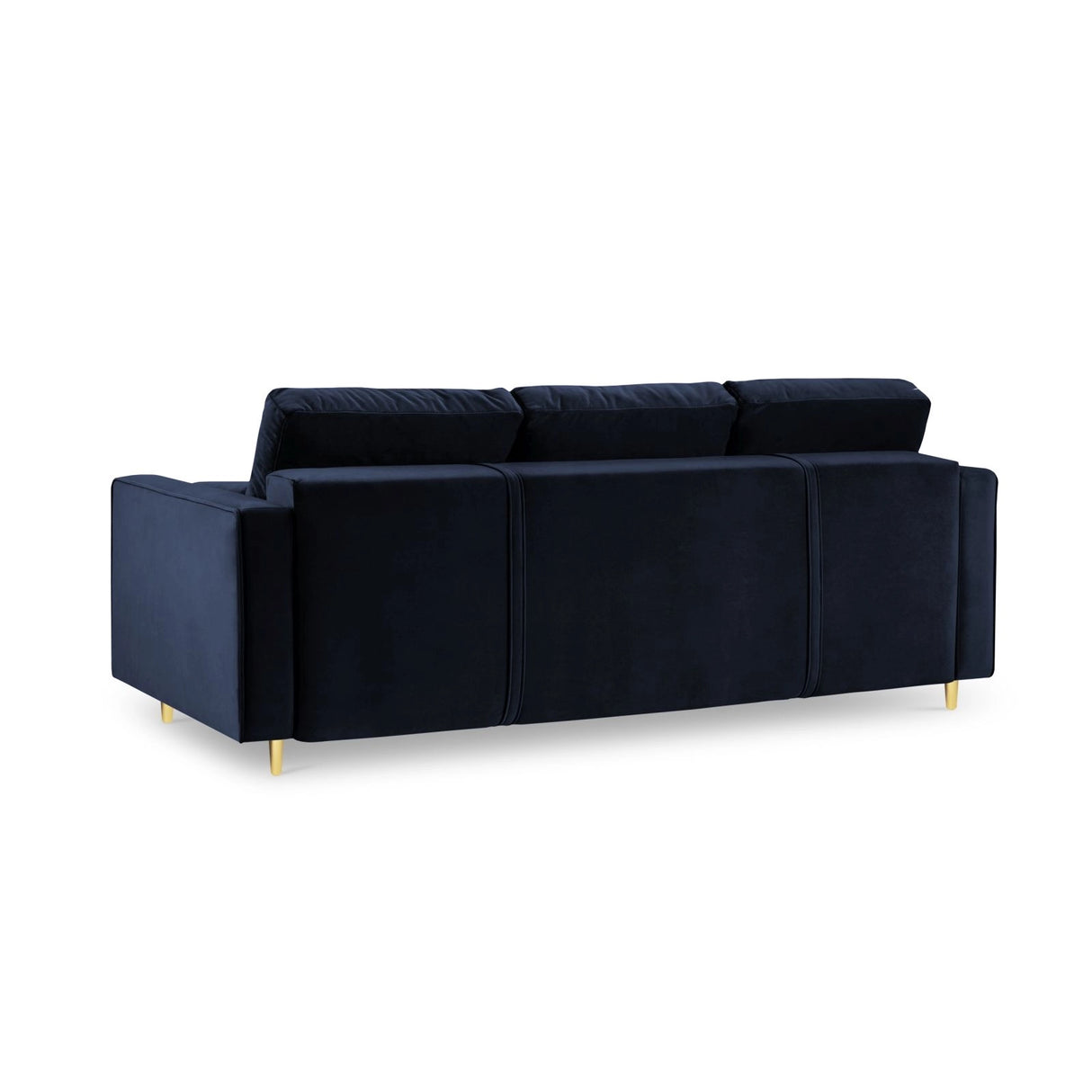 Aspen 3-Sitzer Sofa mit Schlaffunktion und Stauraum, aus Samt oder Strukturstoff, 225x100x96 cm von Cosmopolitan Design – Bild 4