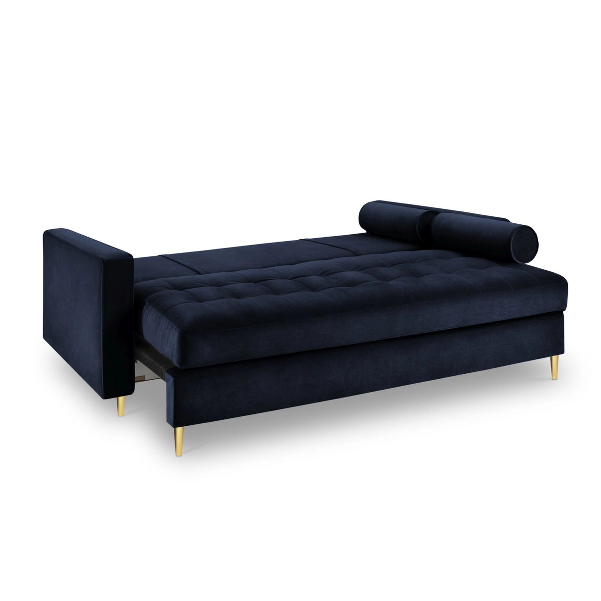Aspen 3-Sitzer Sofa mit Schlaffunktion und Stauraum, aus Samt oder Strukturstoff, 225x100x96 cm von Cosmopolitan Design – Bild 5