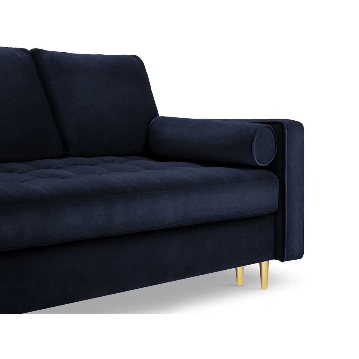 Aspen 3-Sitzer Sofa mit Schlaffunktion und Stauraum, aus Samt oder Strukturstoff, 225x100x96 cm von Cosmopolitan Design – Bild 6