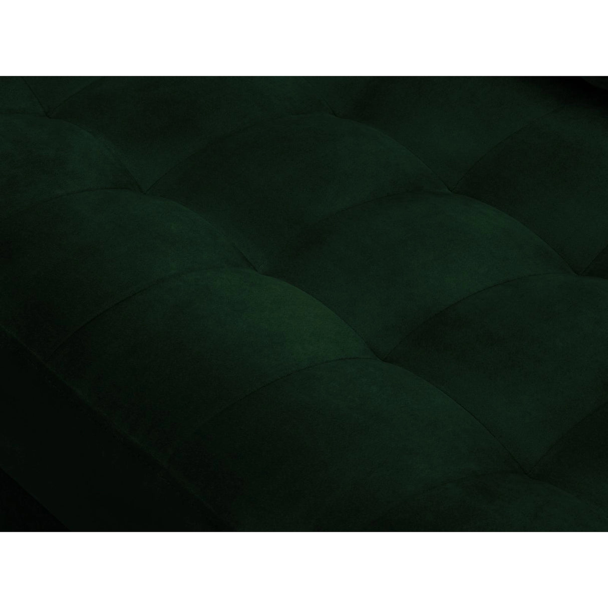 Aspen 4-Sitzer Ecksofa, Linke Seite, aus Samt in Flaschengrün (Salvador 7), 236x170x90 cm von Cosmopolitan Design – Bild 6