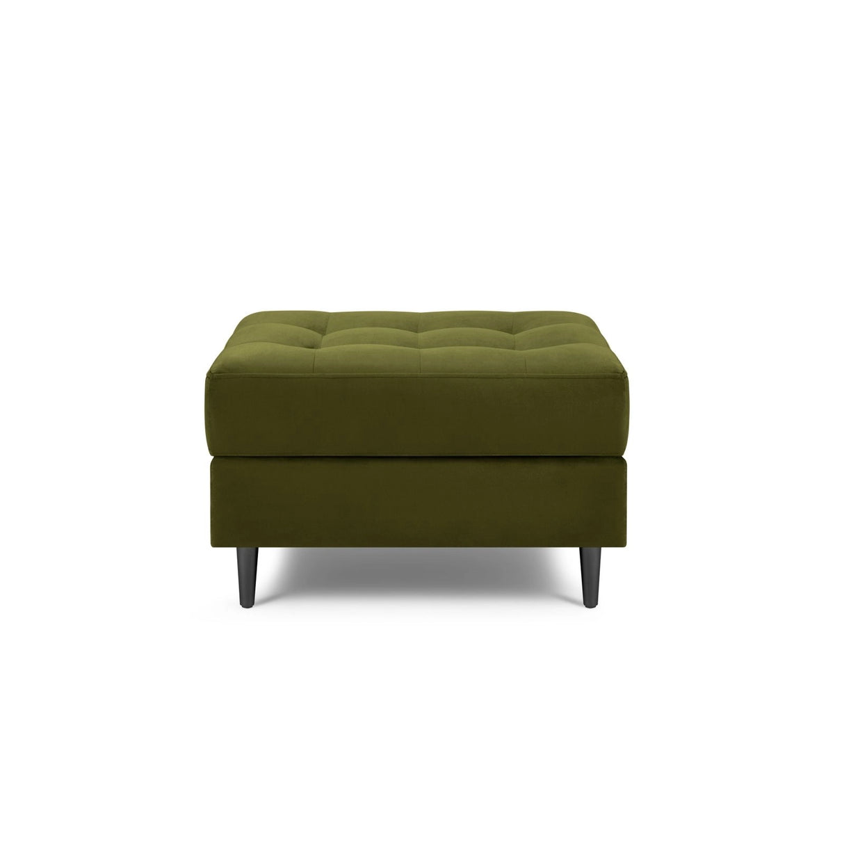 Aspen Pouf aus Samt in Grün (Salvador 8), 60x70x46 cm von Cosmopolitan Design – Bild 2