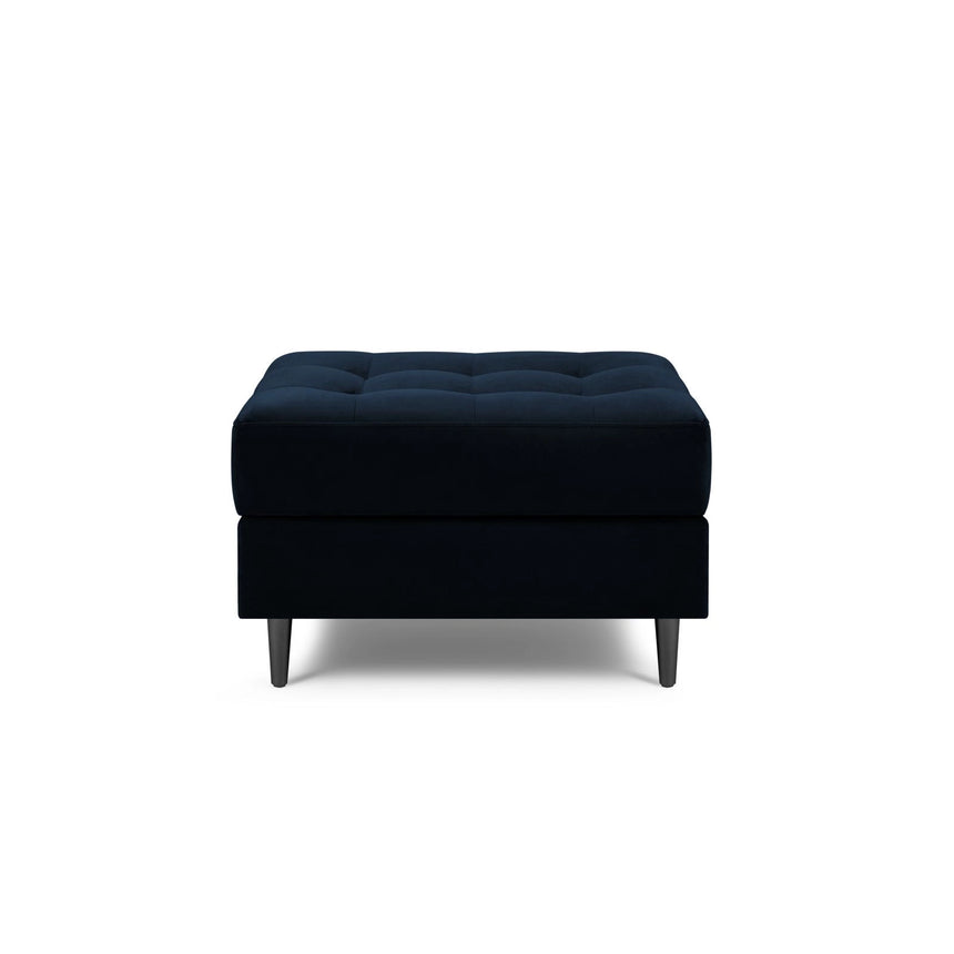 Aspen Pouf aus Samt in Königsblau (Salvador 5), 60x70x46 cm von Cosmopolitan Design – Bild 2