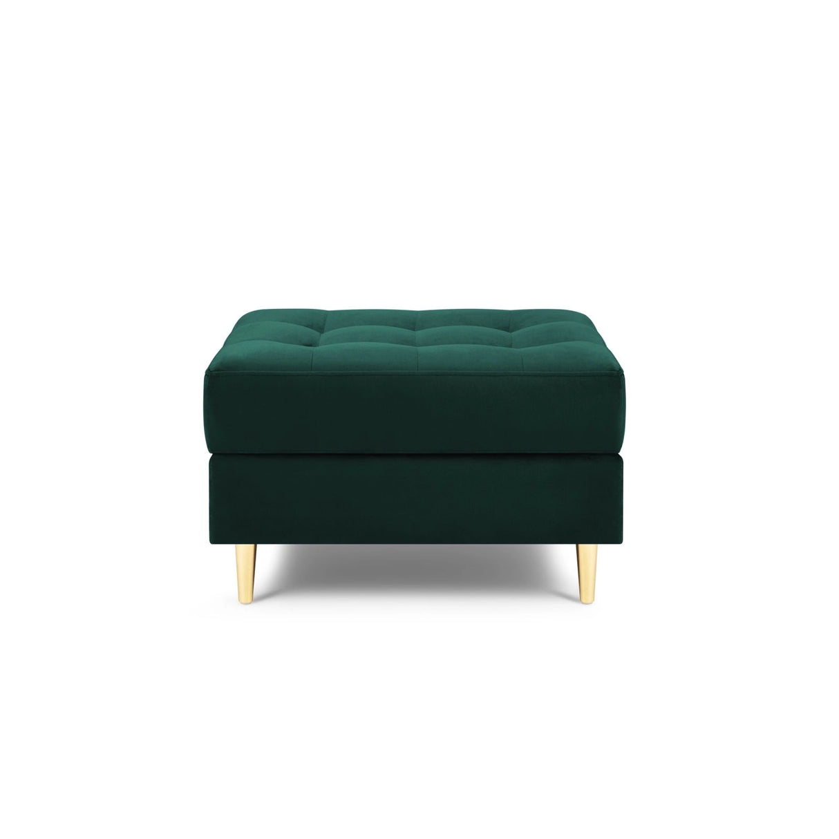 Aspen Pouf aus Samt in Petrol (Salvador 6), 60x70x46 cm von Cosmopolitan Design – Bild 2
