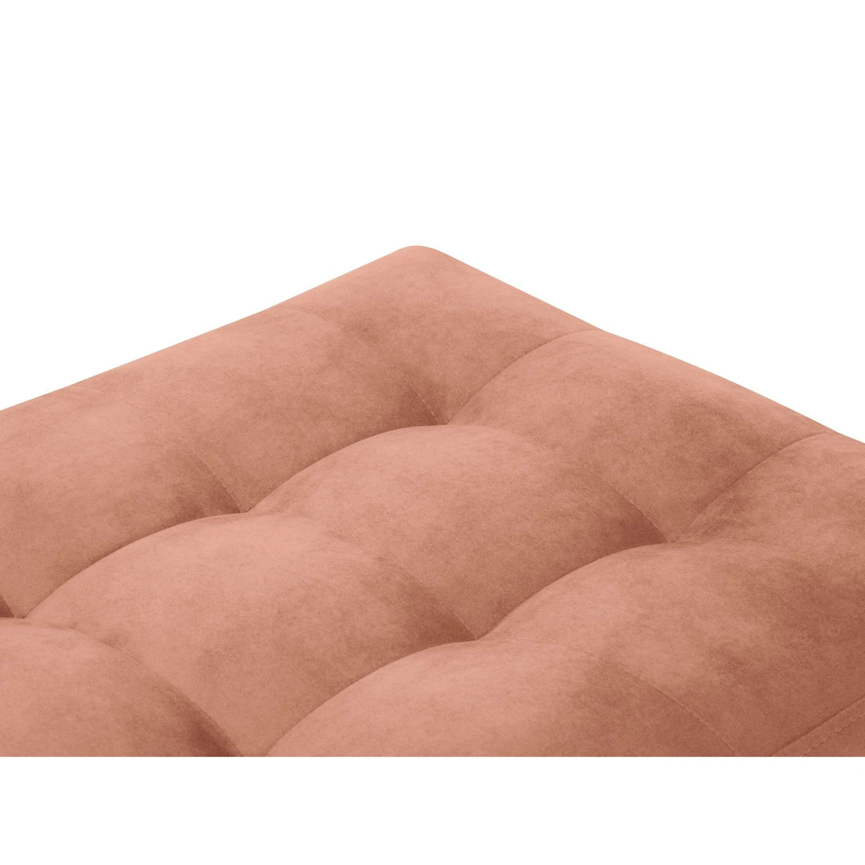 Aspen Pouf aus Samt in Rosa (Salvador 11), 60x70x46 cm von Cosmopolitan Design – Bild 3